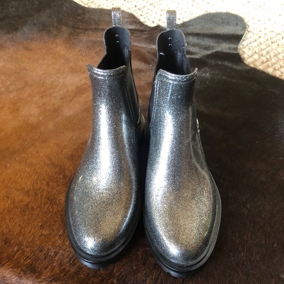 Michael Kors Tipton glitter Chelsea rain boots - Picture 2 of 4